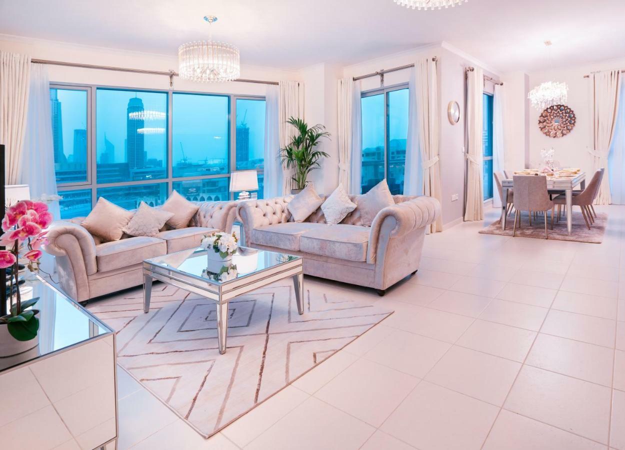 Elite Royal Apartment - Full Burj Khalifa & Fountain View - 2 Bedrooms And 1 Open Bedroom Without Partition Dubai Buitenkant foto